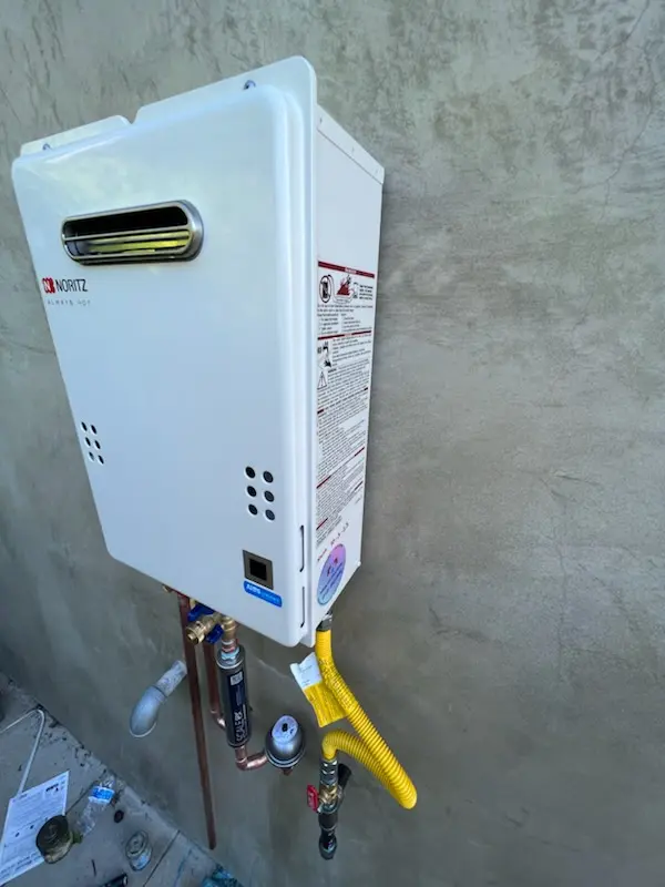 Tankless water heater installation for Clear Creek homes